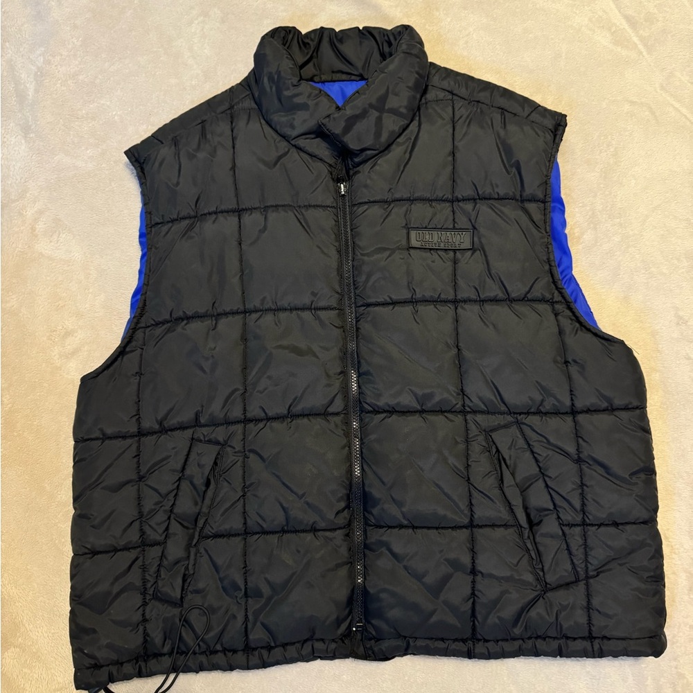 Black Quilted Vest